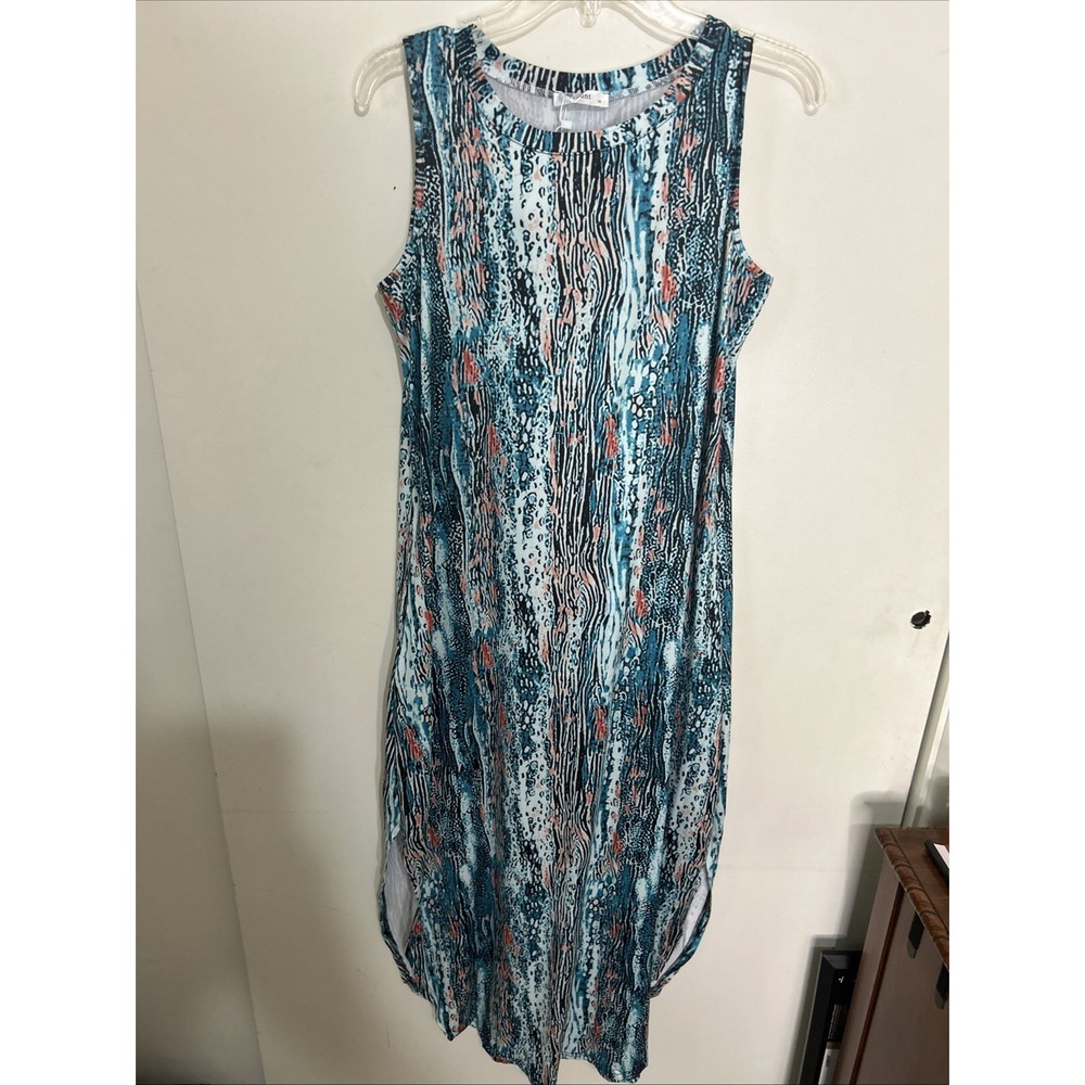 Hount‎ Womens Teal Blue Tank Dress Size Medium
